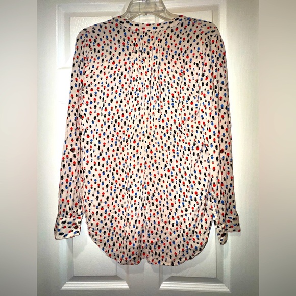 Anthropologie Maeve Womens Calia Pintuck Printed Tunic blouse. Size 6. EUC - Picture 3 of 12